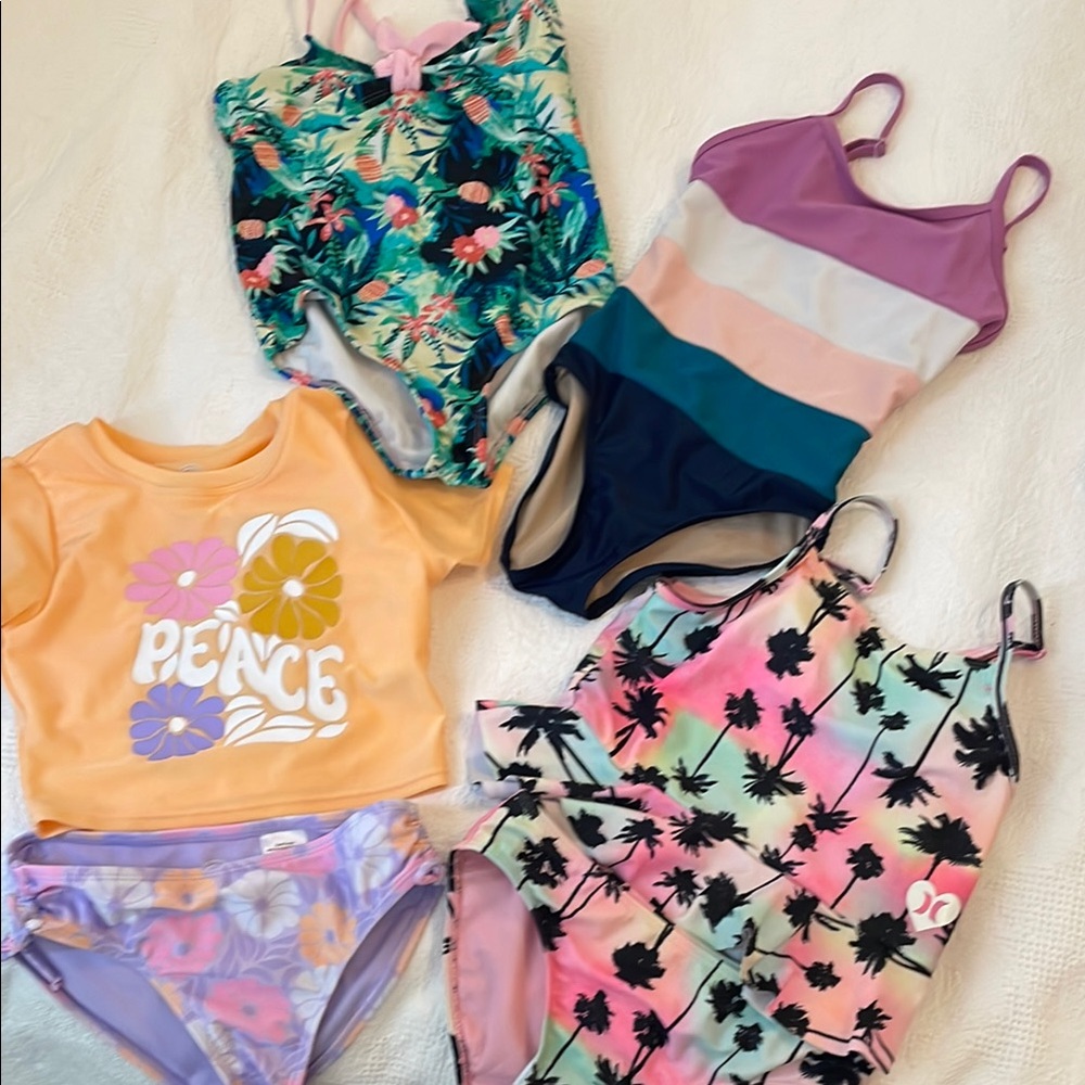 Colorful Kids' Swimsuit Set